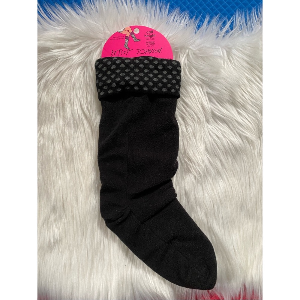 Betsey Johnson boot socks size S/M
